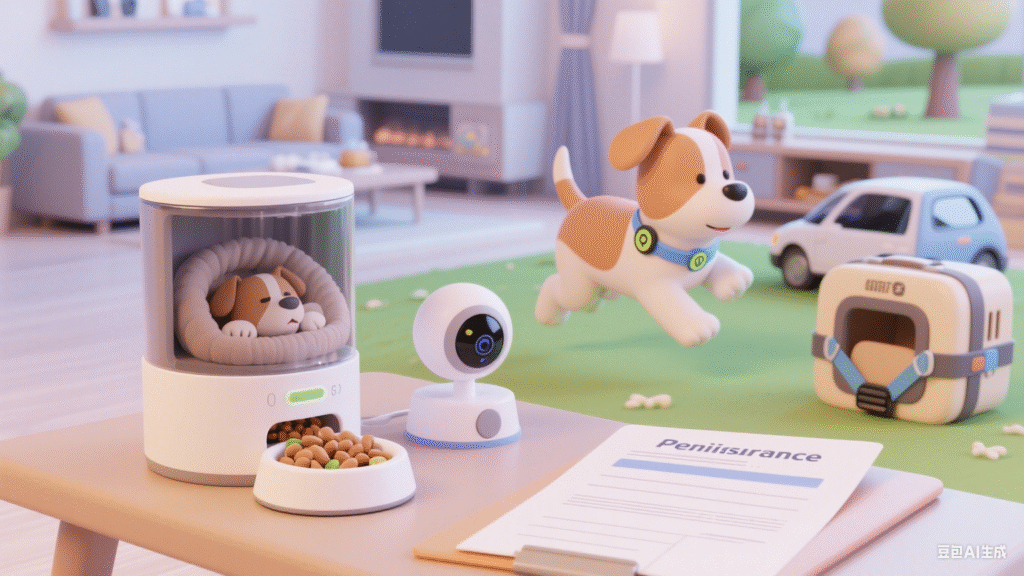 a dog toy and a robot on a table