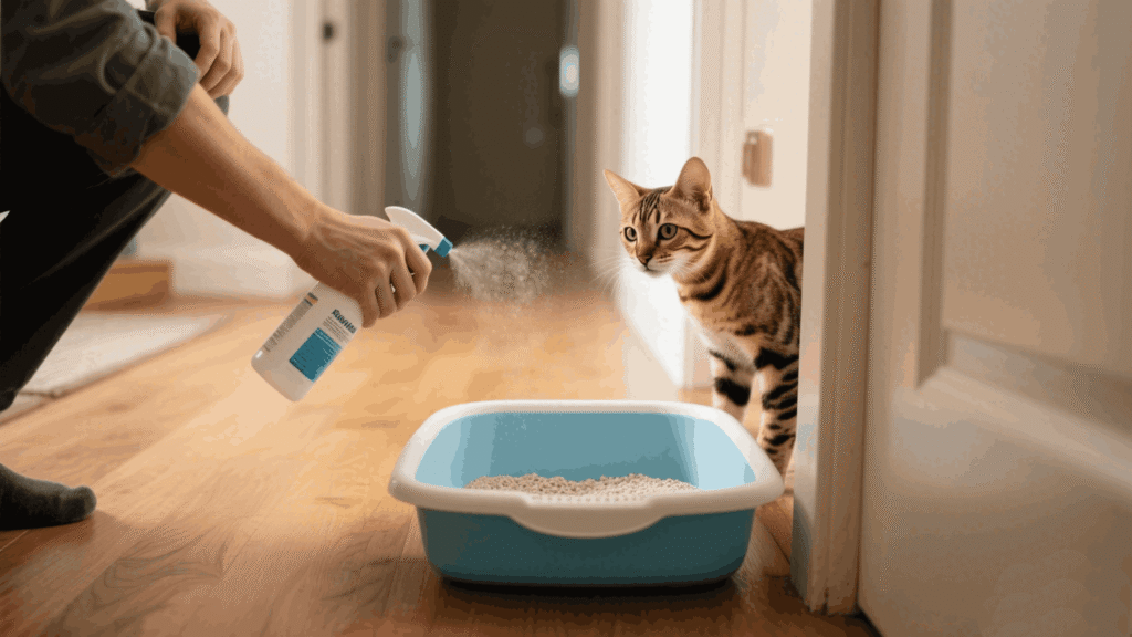 Disinfect the Litter Box