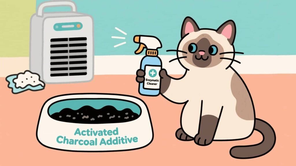 Try Activated Charcoal or Odor-Neutralizing Products