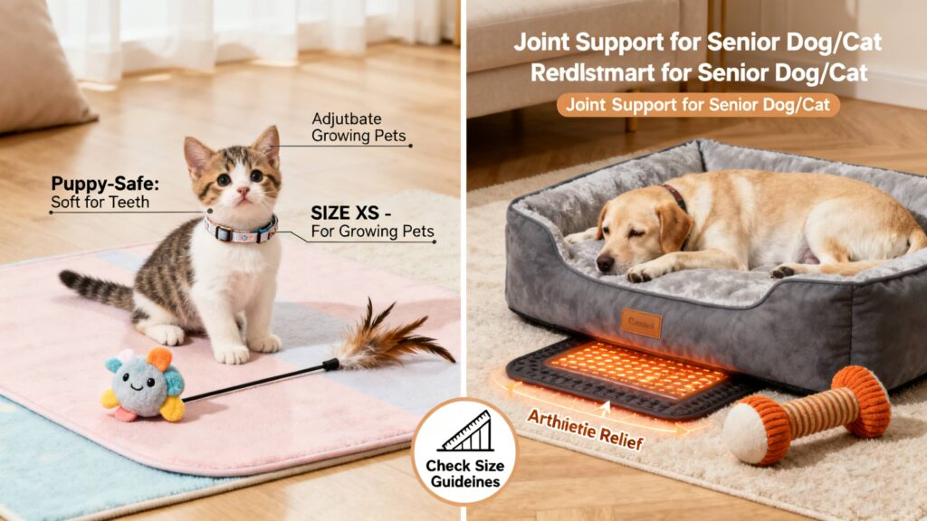 Assess Your Pet’s Size and Age