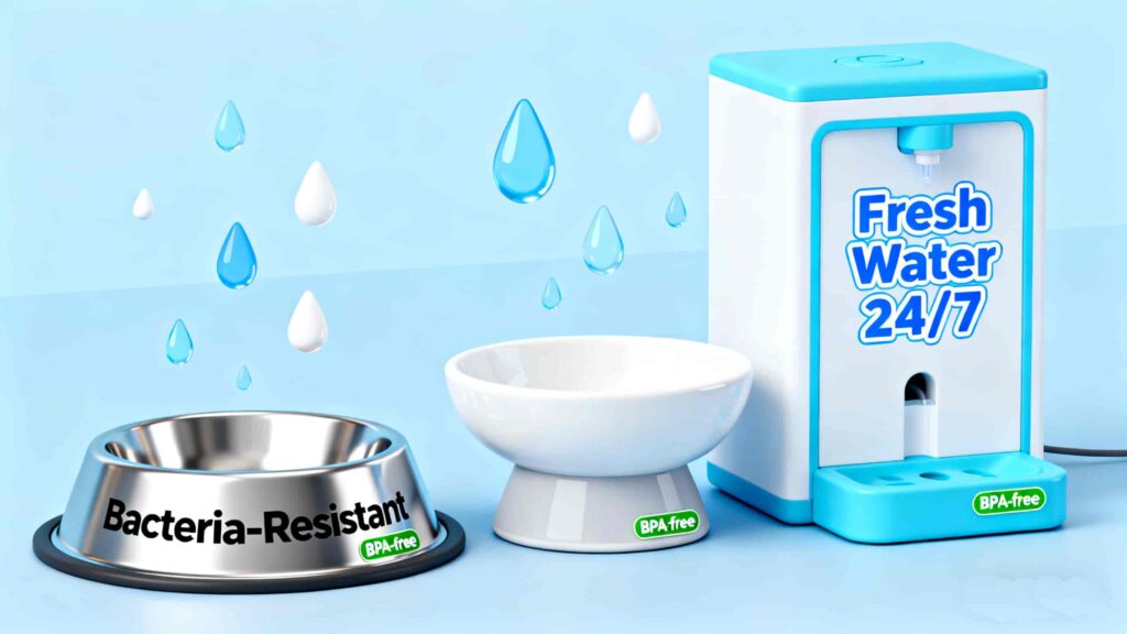 Hydration: Durable Water Bowls