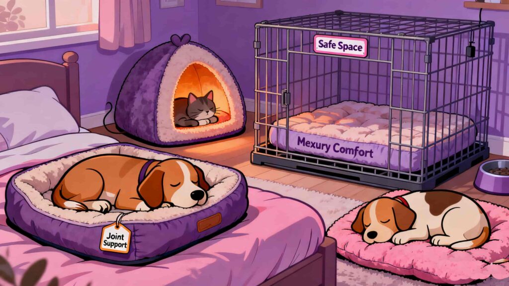 Comfort: Cozy Beds and Crates