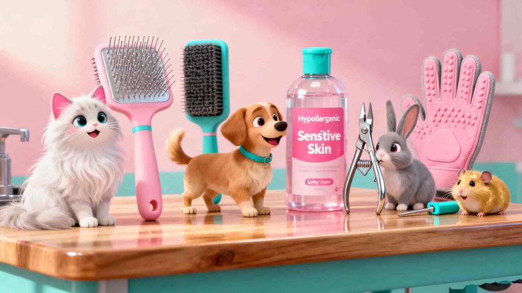 Grooming: Brushes, Shampoos, and Nail Clippers