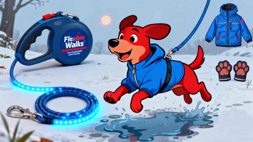 Outdoor Gear: Leashes and Jackets