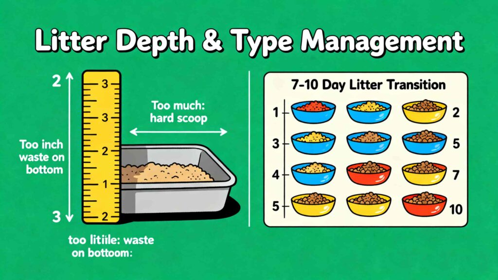 Litter Depth & Type Management