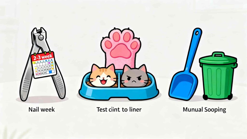 Nail Trimming & Litter Box Liners