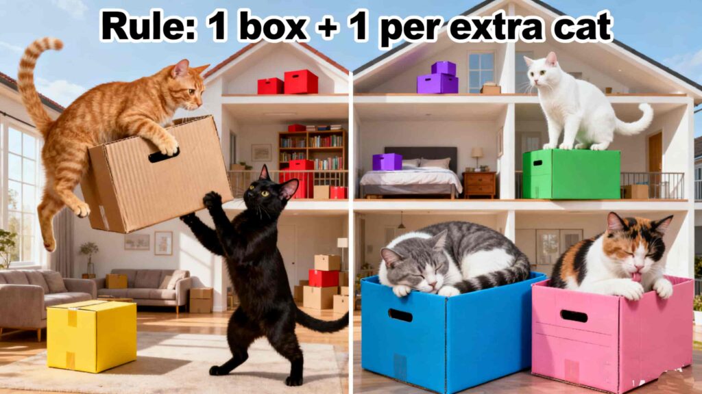 Check the Number of Litter Boxes