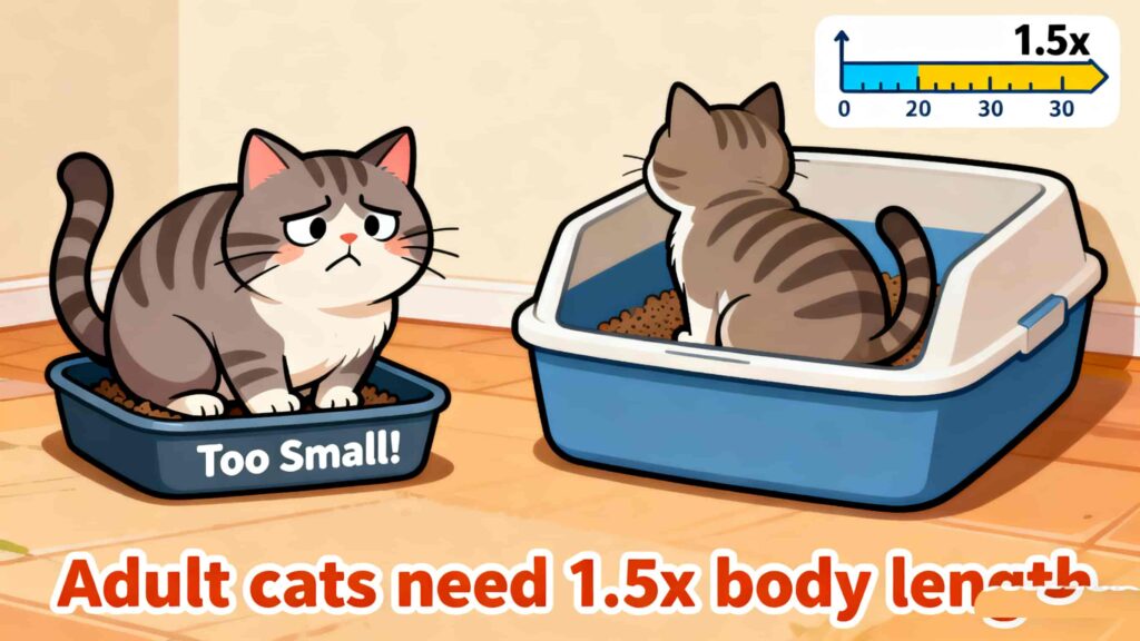 Incorrect Litter Box Size