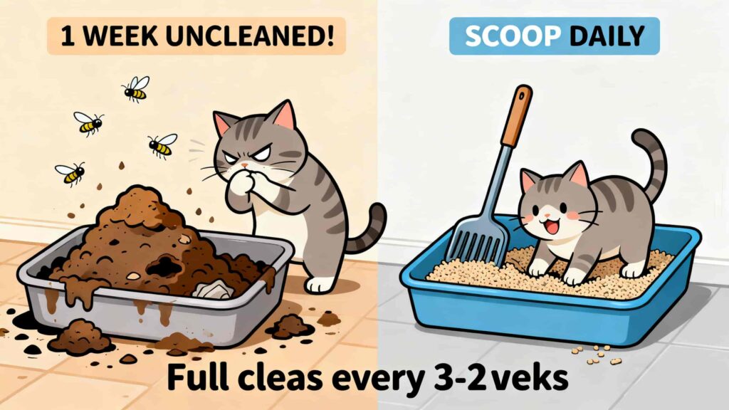 Infrequent Cleaning
