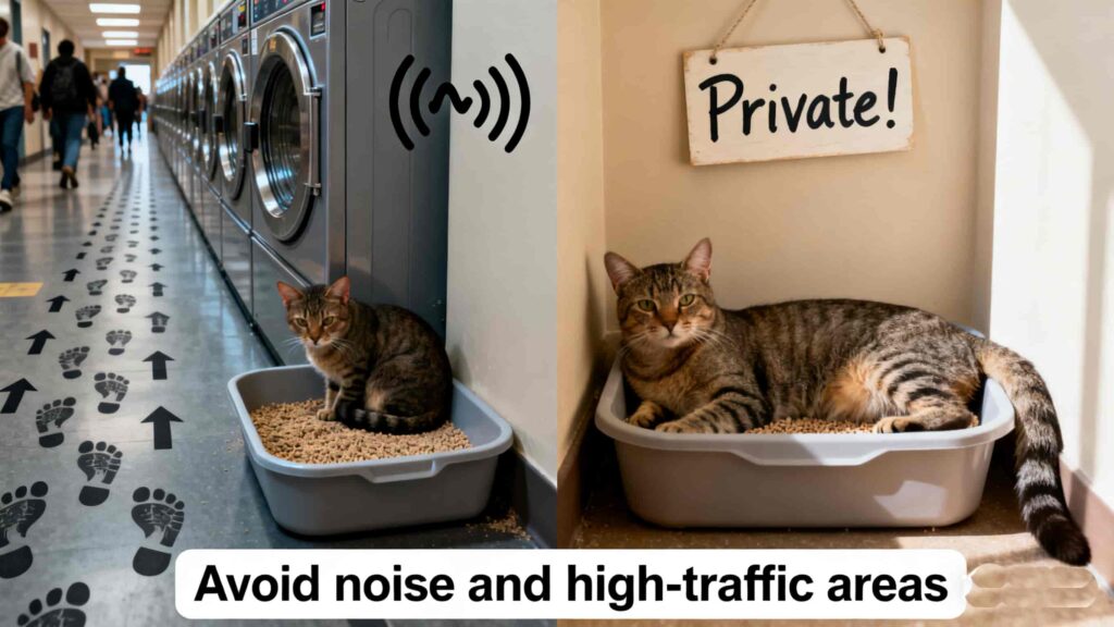 Placing the Litter Box in the Wrong Location